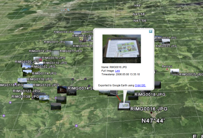 Explore your photographs using Google Earth